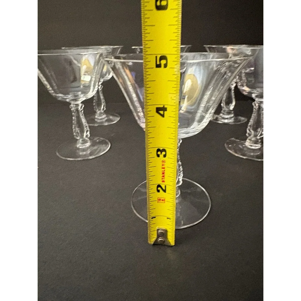 Silver Flutes By Fostoria set six